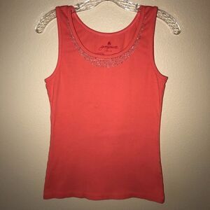 Green Source Orange Sparkle Tank